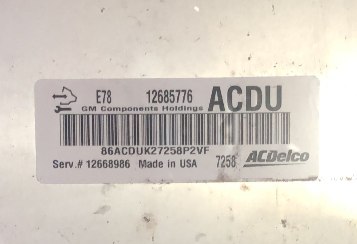 CENTRALINA ECU PER OPEL Mokka X 12685776 Benzina 1.4 acdu