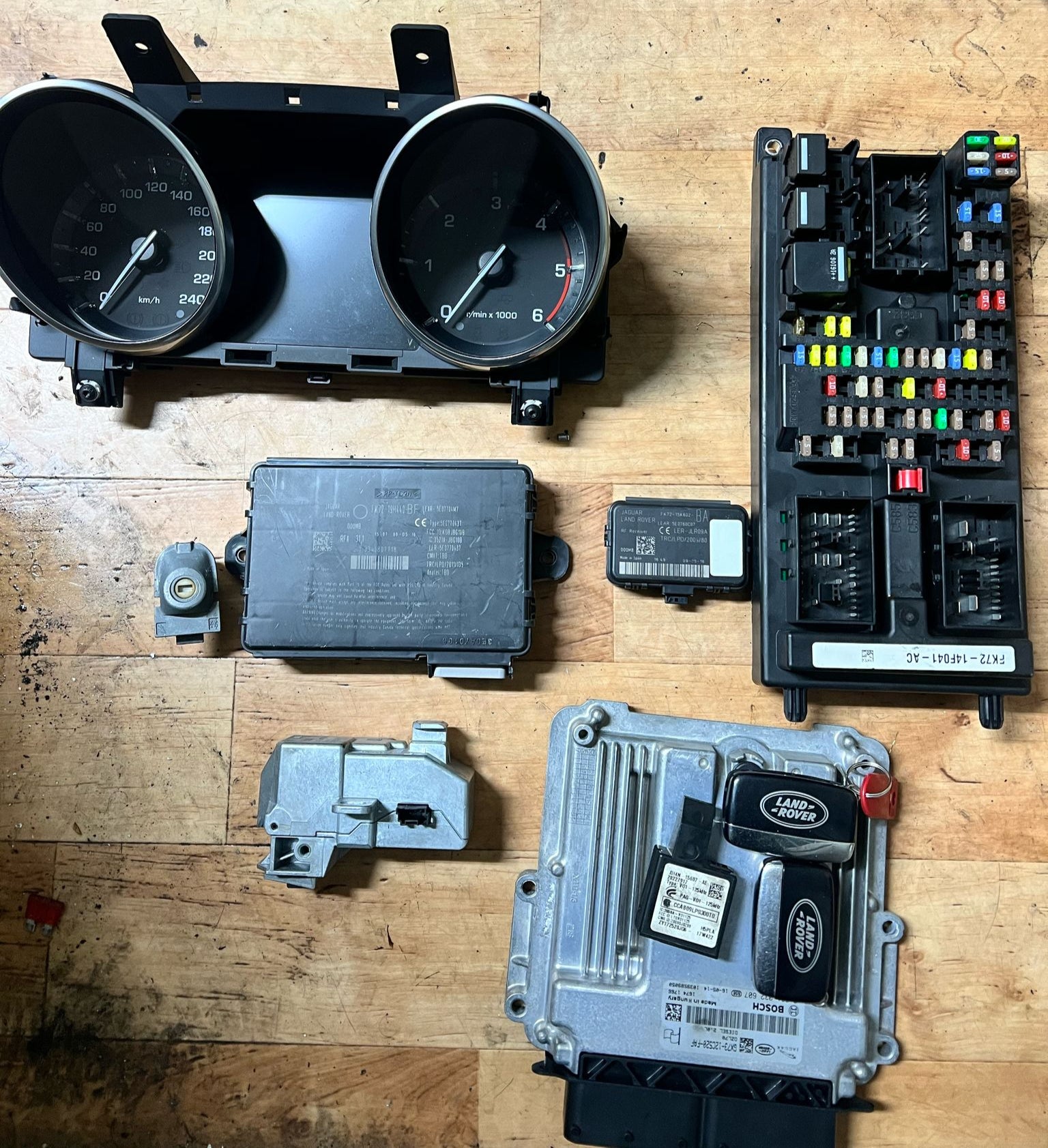 KiT Ecu jaguar land rover evoque 2.0 0281032607 gx73-12c520-faf MEDC 17.9 testato su mezzo