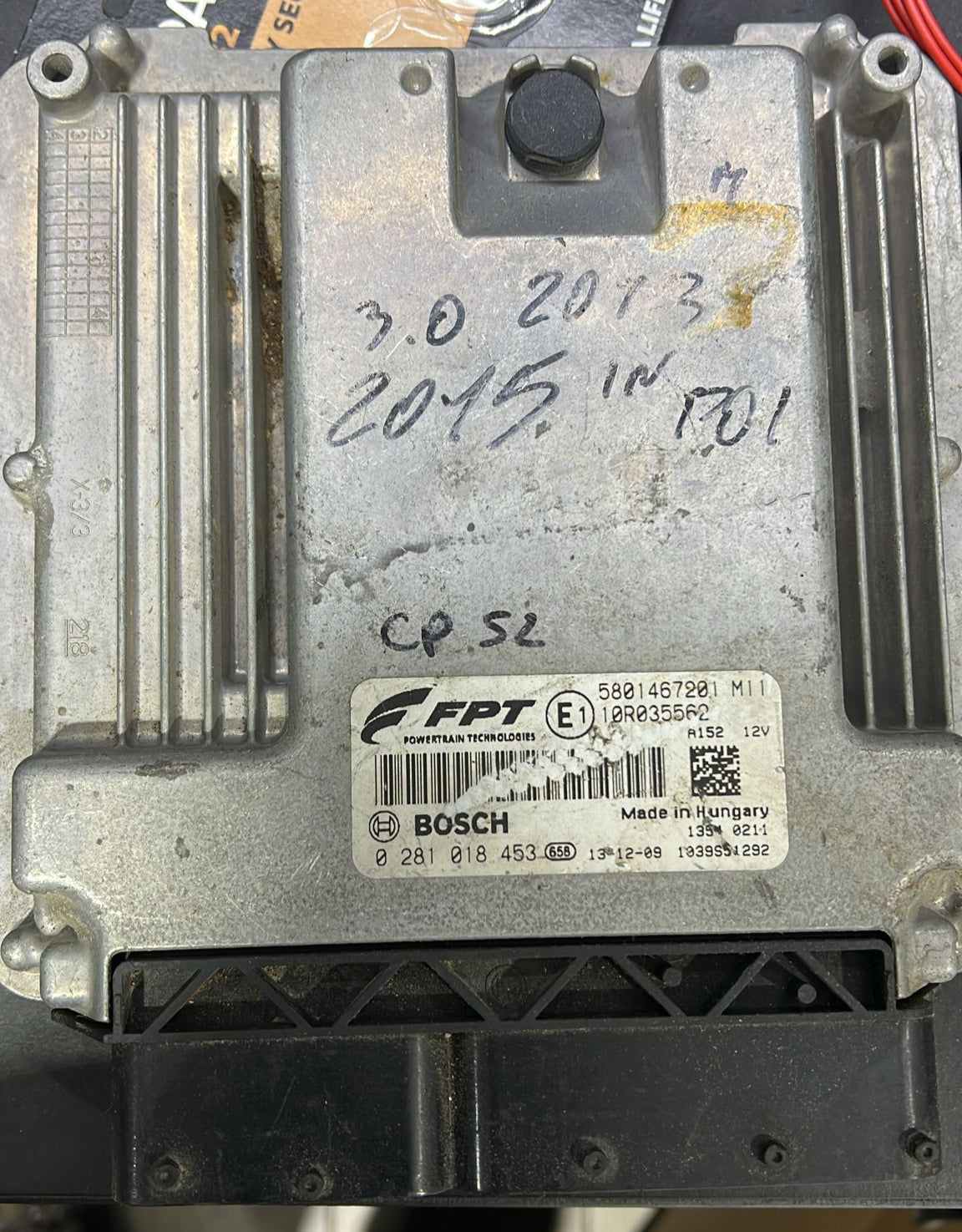 ECU CENTRALINA IVECO DAILY 3.0 0281018453 EDC17CP52-4.10  5801467201 10R035562