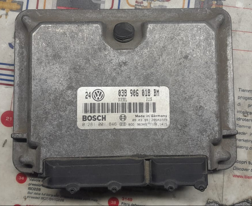 Ecu centralina vw golf iv bosch 0281001846 038906018bm EDC15V