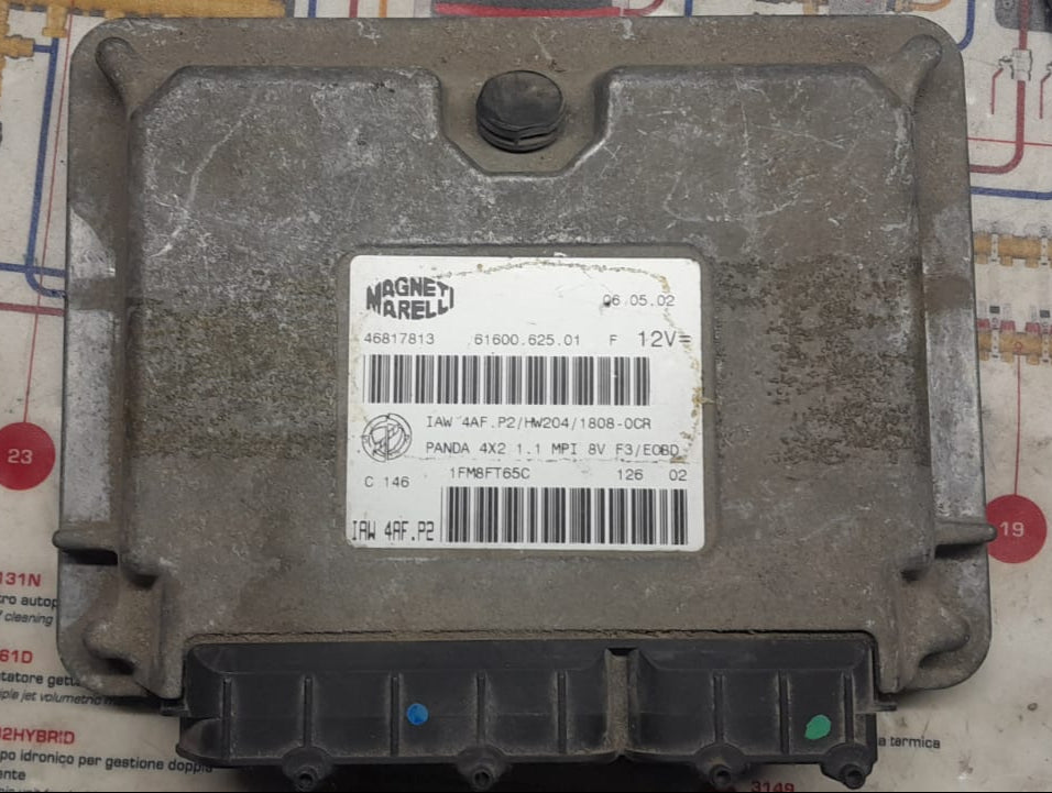 Ecu fiat panda 1.1 mpi 46817813 iaw4afp2 4AF.P2 HW204