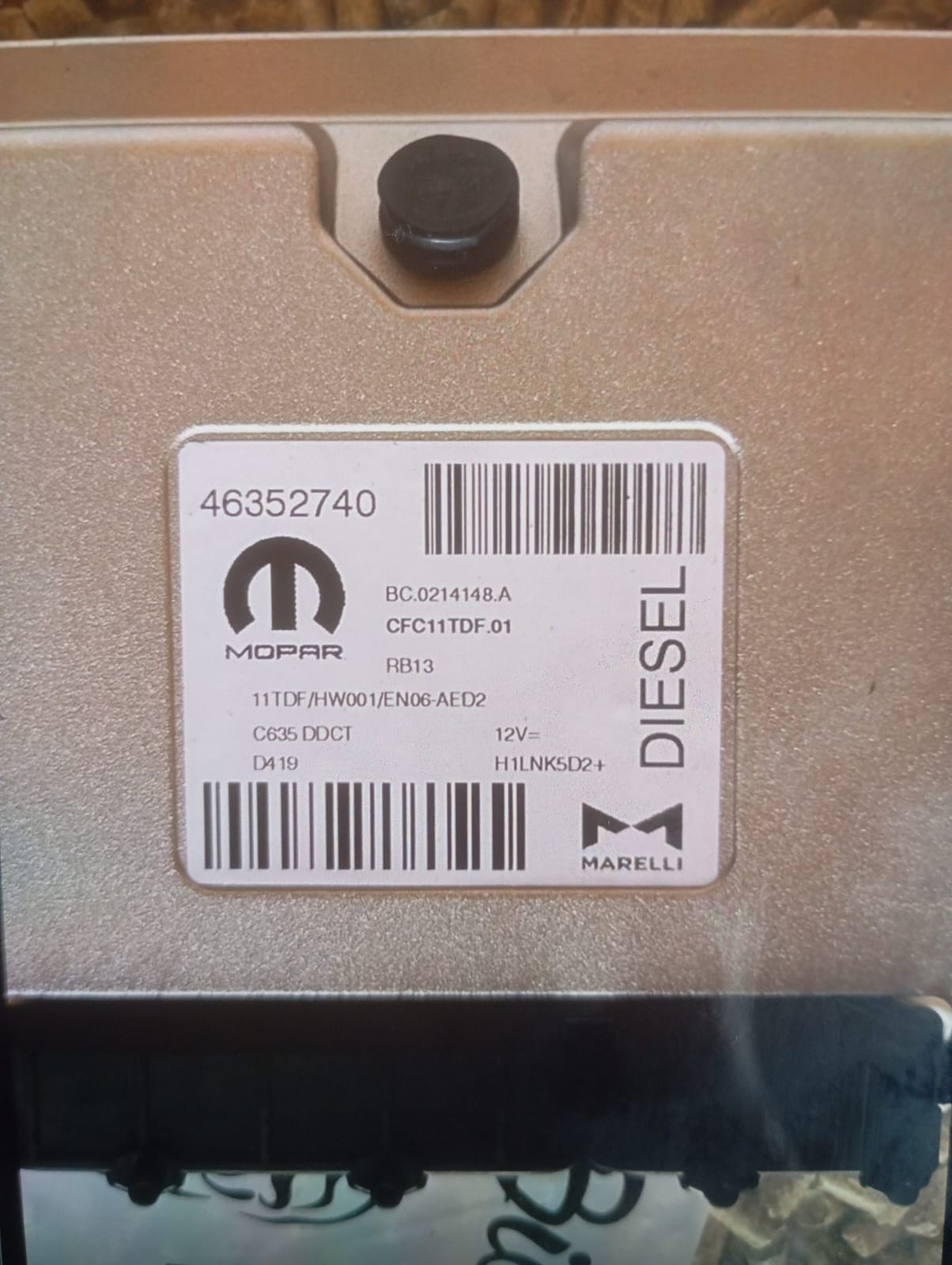 CENTRALINA MOTORE ALFA ROMEO Tonale Serie 46352740 46346020 diesel 1598 (22>)