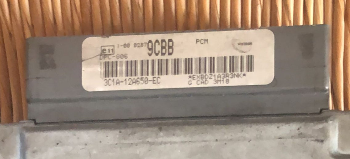 CENTRALINA MOTORE AUTO FORD TRANSIT MOTORE 2.4 TDDI VISTEON 3C1A-12A650-EC 9CBB dpc-806