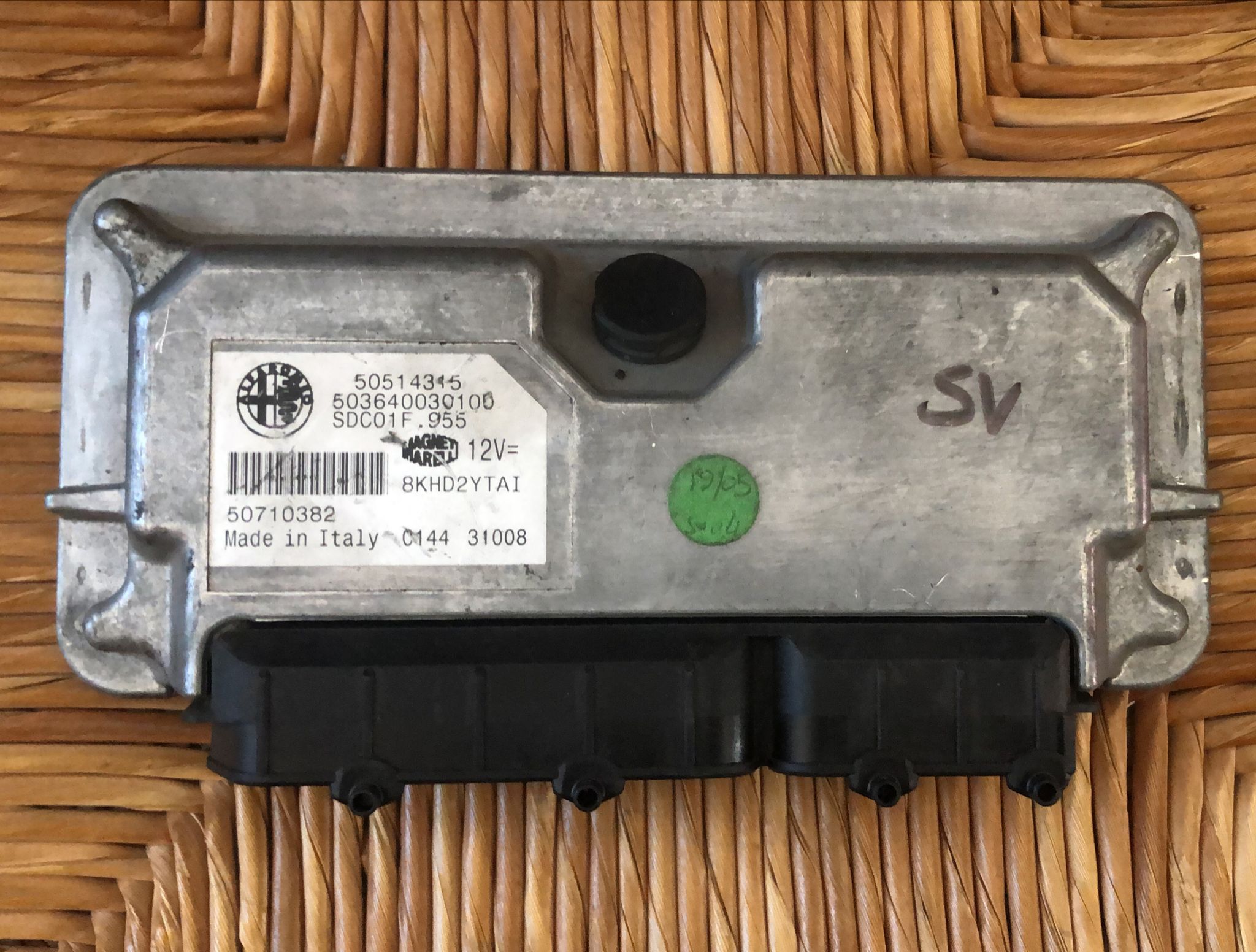 50514315 50710382 SDC01F.955 MAGNETI MARELLI CENTRALINA ECU DNA ALFA ROMEO MITO 1.4 125KW