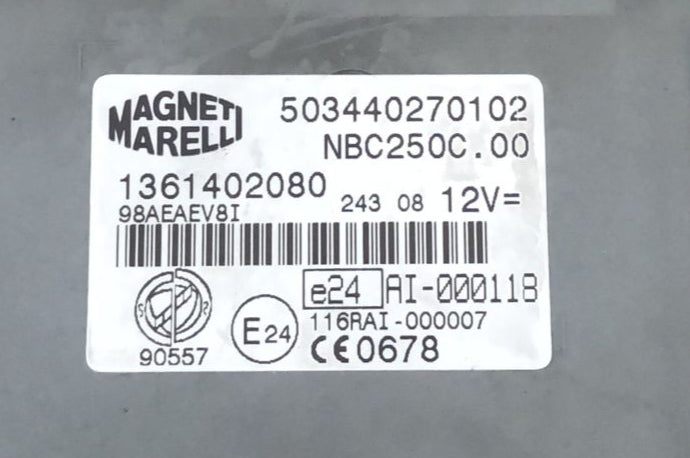 Centralina modulo comfort FIAT CITROEN PEUGEOT 1361402080 503440270102 nbc250c.00
