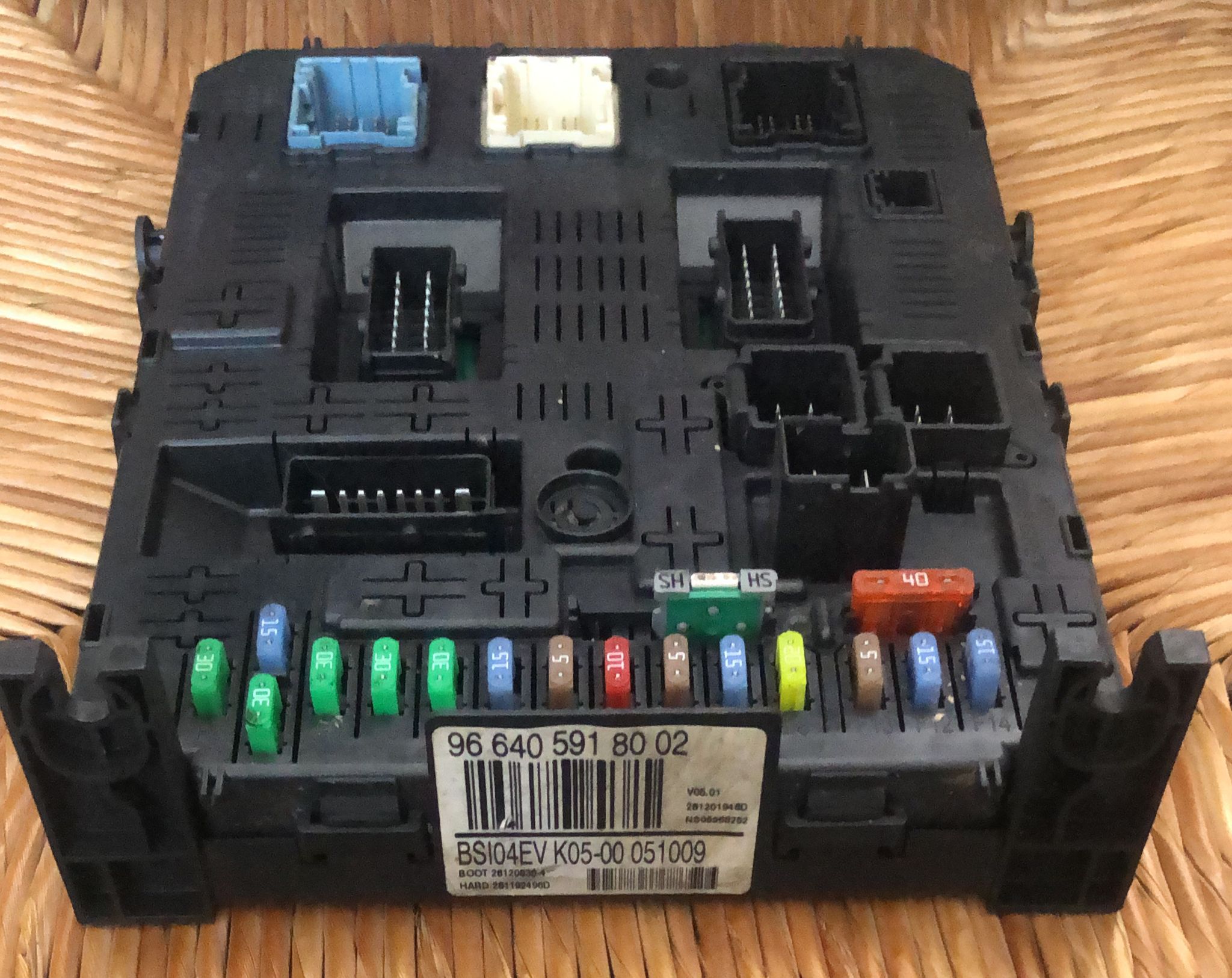 BODY computer PEUGEOT 966405918002 BSI04EV K05-00 308 1.6 HDI 80KW 6M 5 PORTE BERLINA