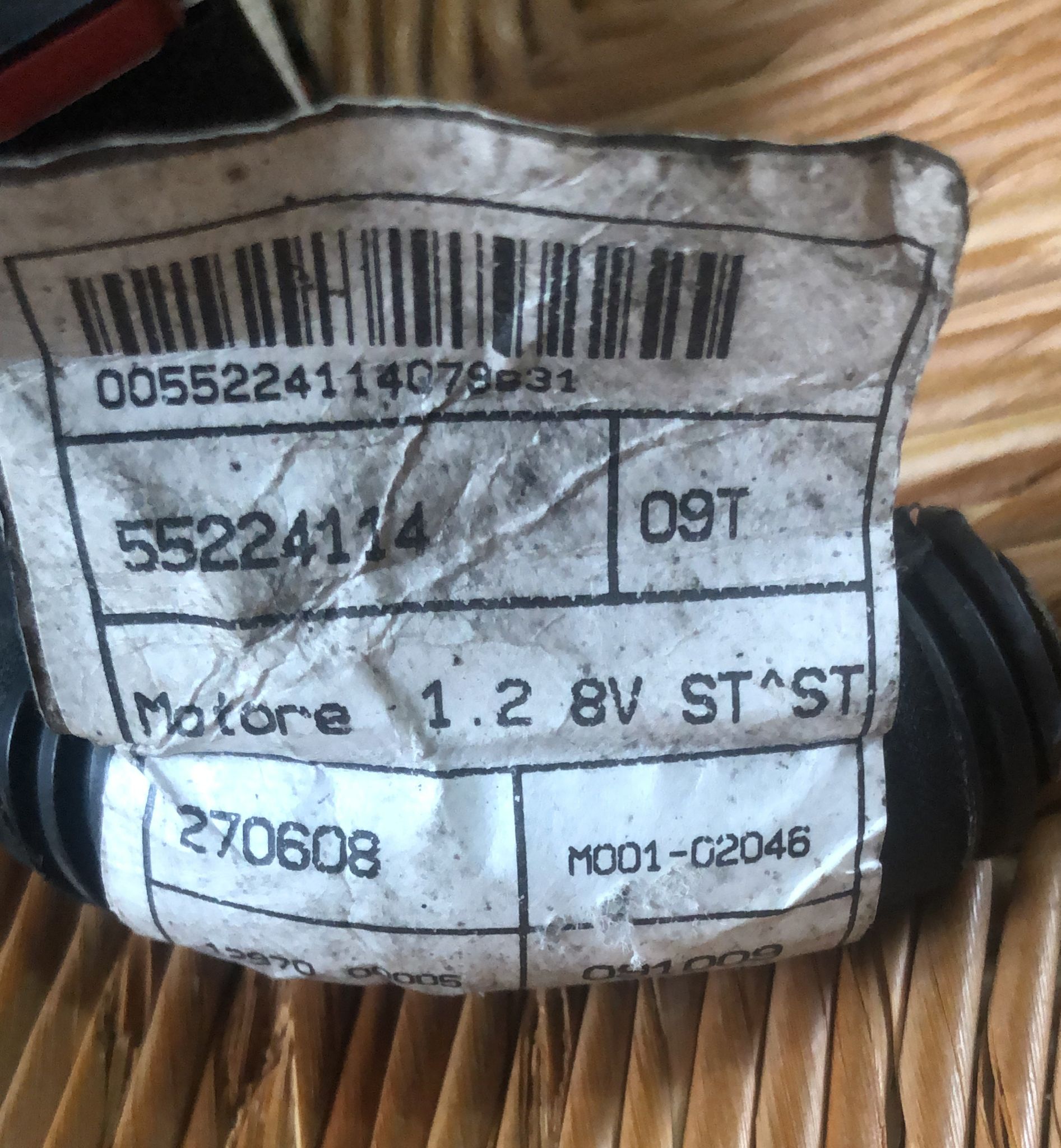 CONNETTORI FIAT 500 FORD KA 1.2 2019 PETROL ENGINE WIRING LOOM 55224114