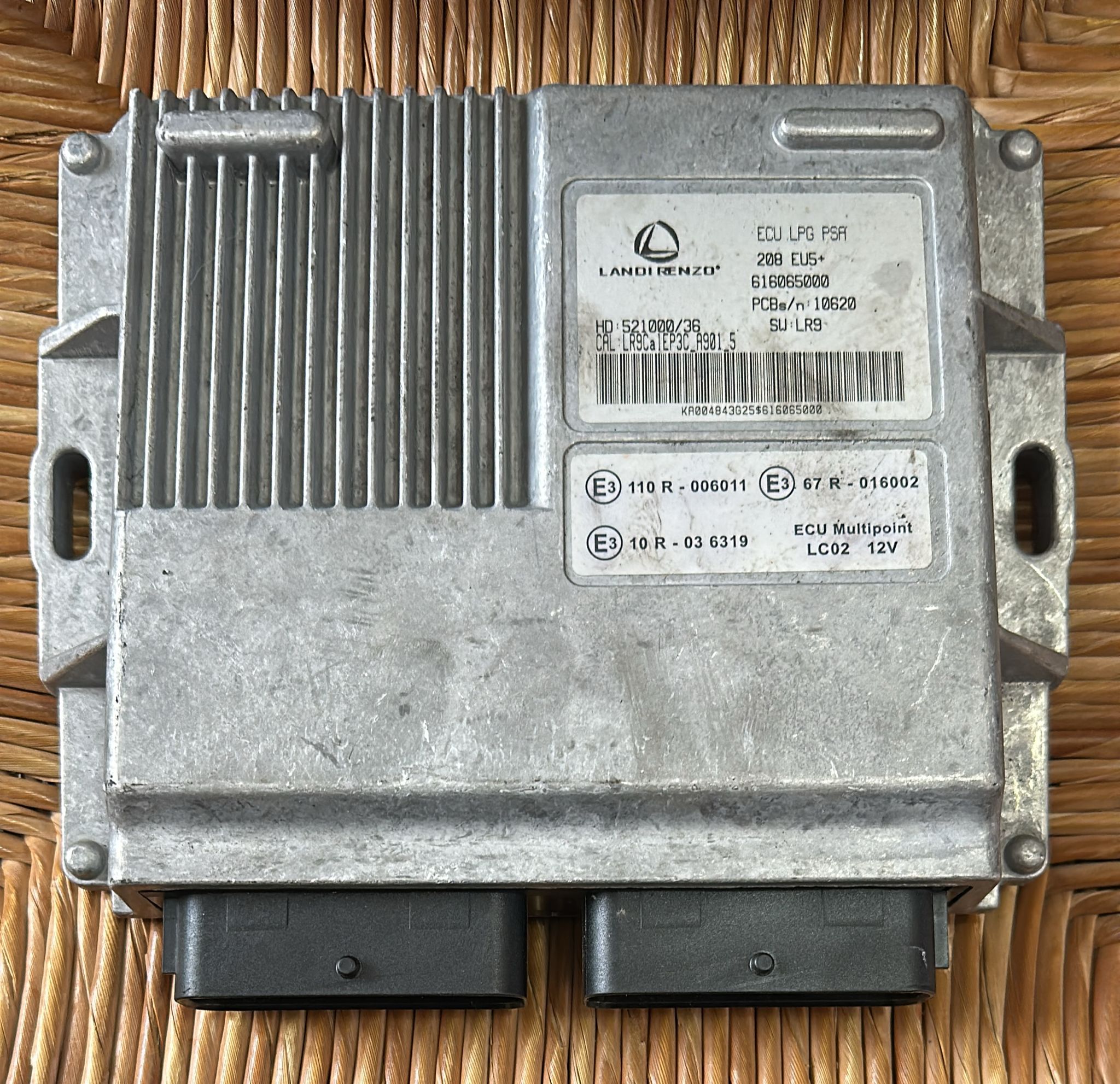 616065000 CENTRALINA GPL ECU LPG LANDI RENZO PER PEUGEOT 208 I  2012 AL 2019 MOTORE 1.4 GPL 70KW 95CV BENZINA GPL SIGLA 8F02.