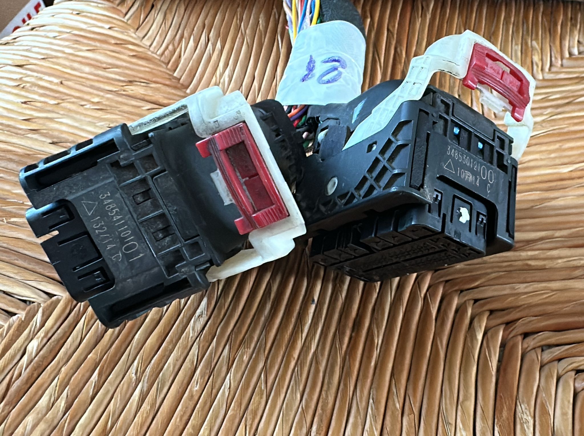 CONNETTORI 34854110101 / 34853012100 per PEUGEOT Partner 3° Ser 1.6 BH01 BOSCH 0281032456 9814182680 EDC 17C60