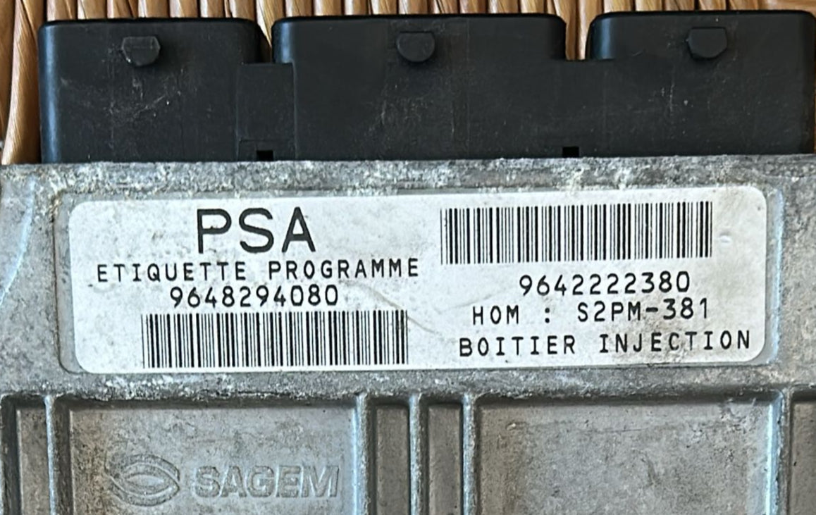 21647628 ECU CITROEN C3 9648294080 9642222380 S2PM-381