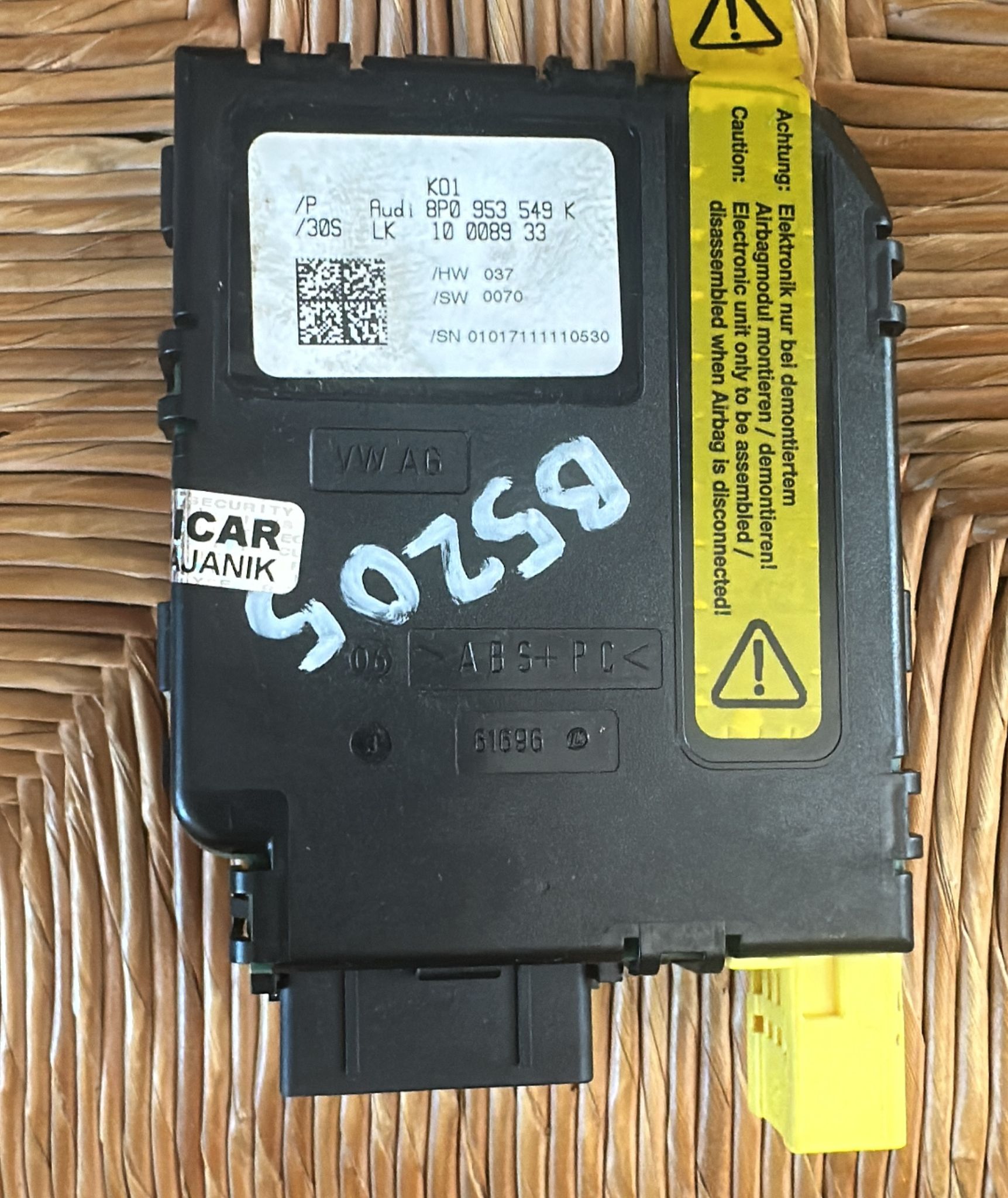 AUDI A3 2.0 TDI 103KW CENTRALINA STERZO VOLANTE 8P0953549