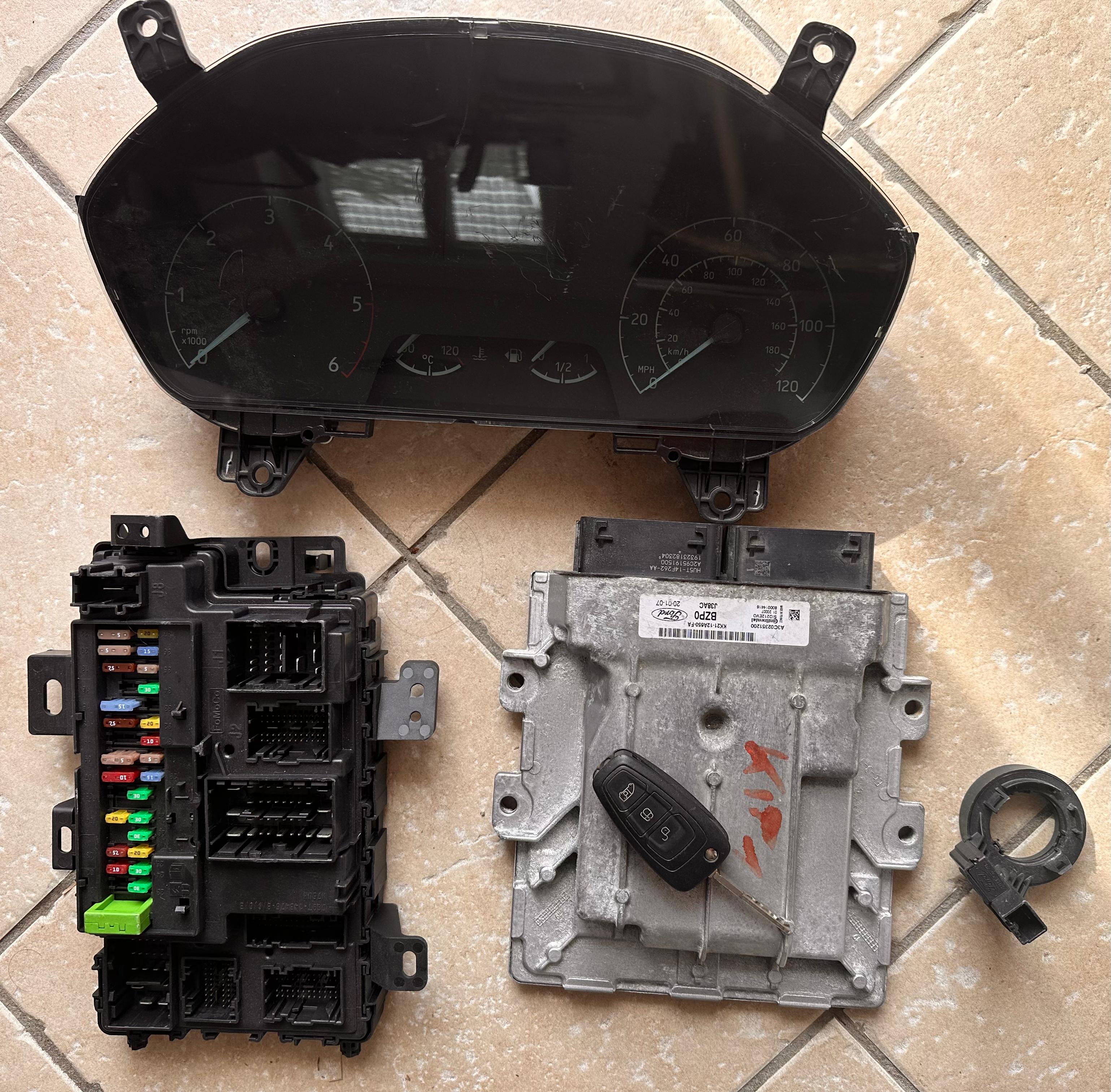 KIT centralina motore FORD TRANSIT BZP0 J38AC KK21-12A650-FA A3C02351200 2.0 DIESEL body KK3T-15604-FAL 2018-2022 RO22