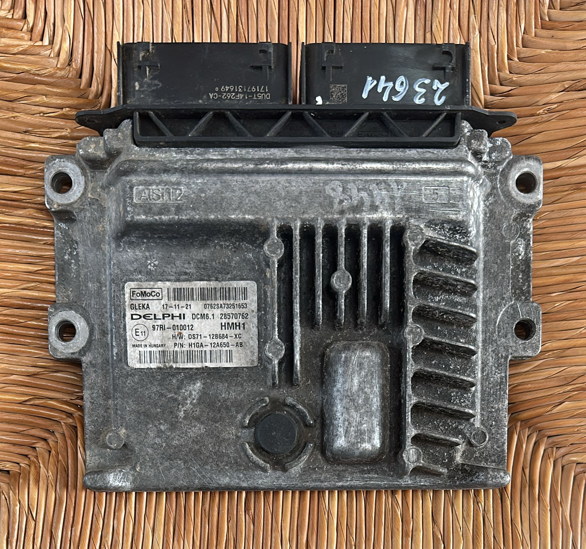 Ford Focus Centralina/modulo del motore H1GA12A650AB 28570762 dcm6.1 fomoco