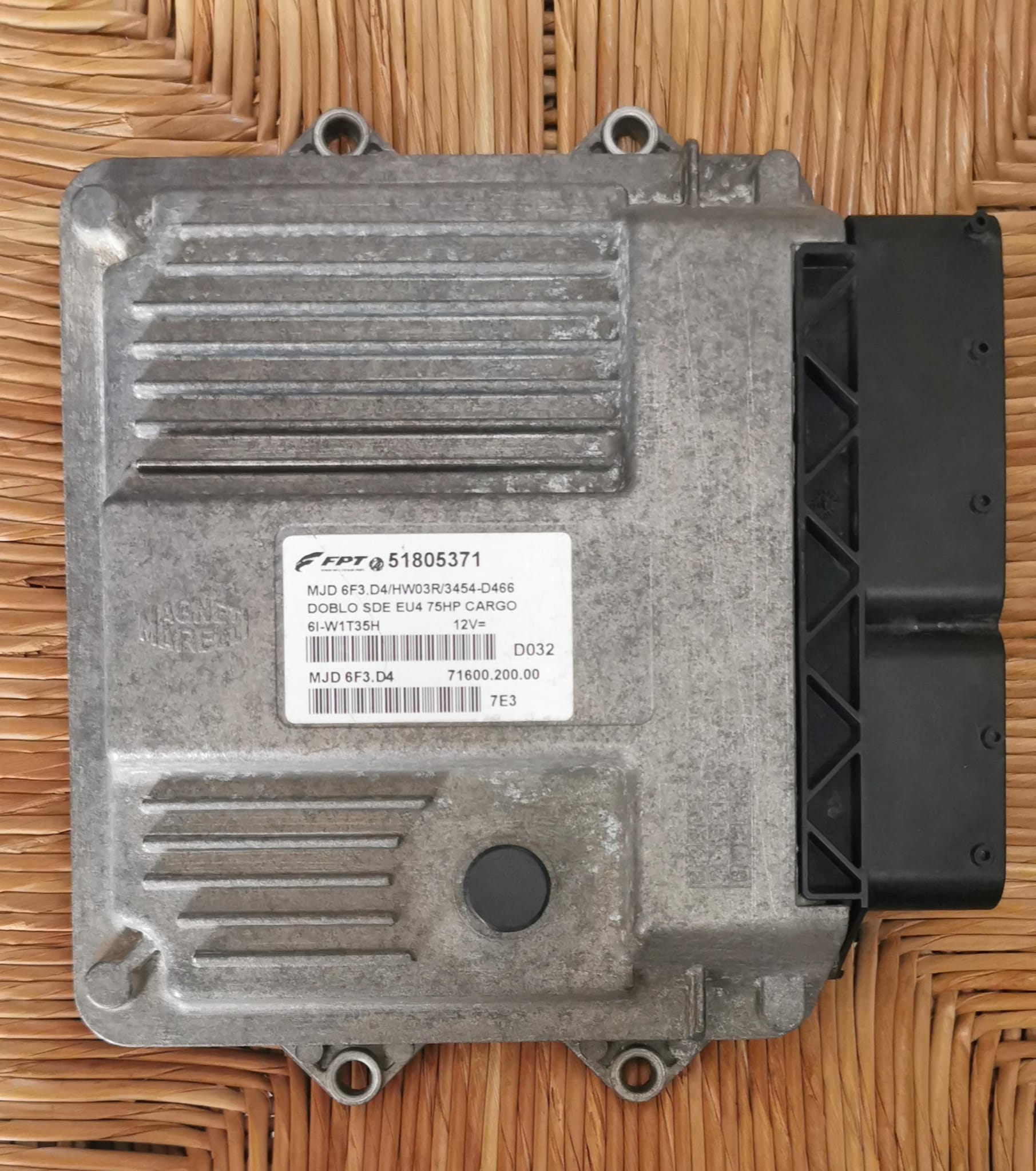 FIAT DOBLO 1.3 JTD FPT 51805371 MJD 6F3.D4 HW03R / 3454-D466