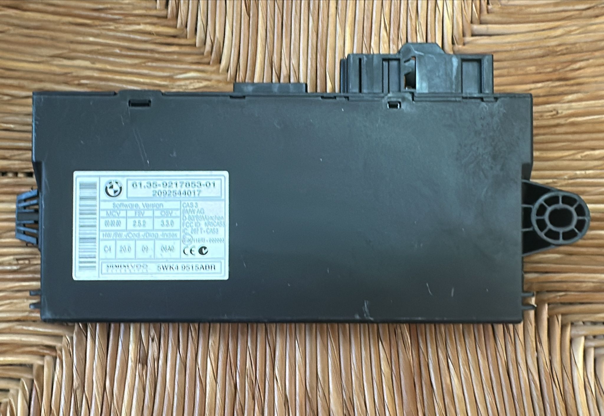 CENTRALINA COMFORT PER BMW Serie 3 E90 Berlina 61.35-9217853-01 N47D20A 2092544017