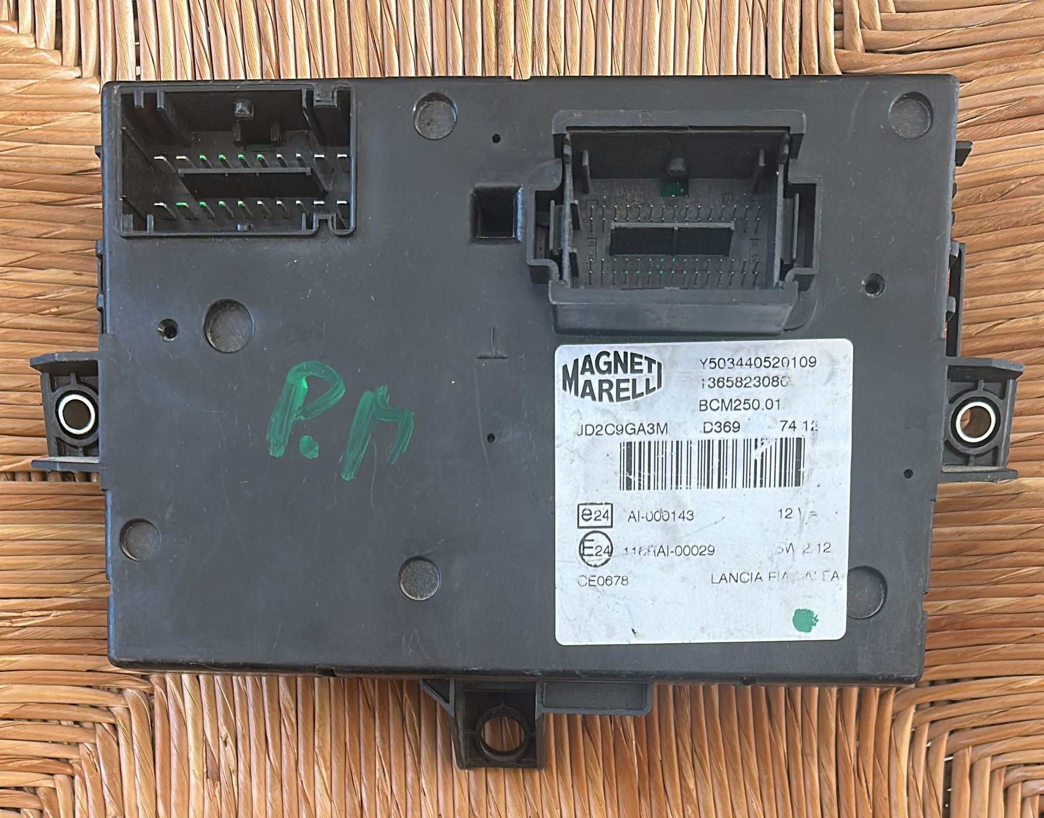 1365823080 CENTRALINA CITROEN JUMPER 2.2 D 6M 96KW bcm250.01