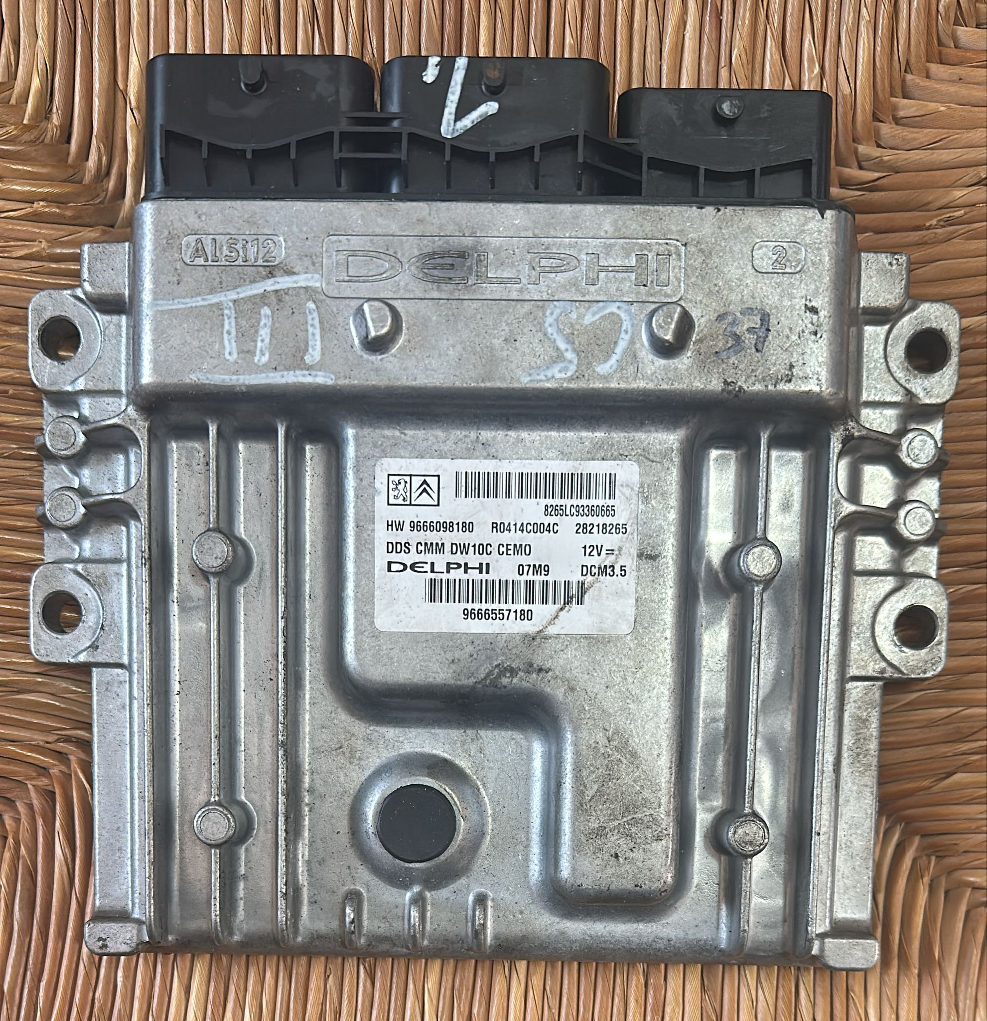 CENTRALINA PEUGEOT 5008 CITROEN C5 3 2.0HDI DCM3.5 9666098180 9666557180 R0414C004C 28218265