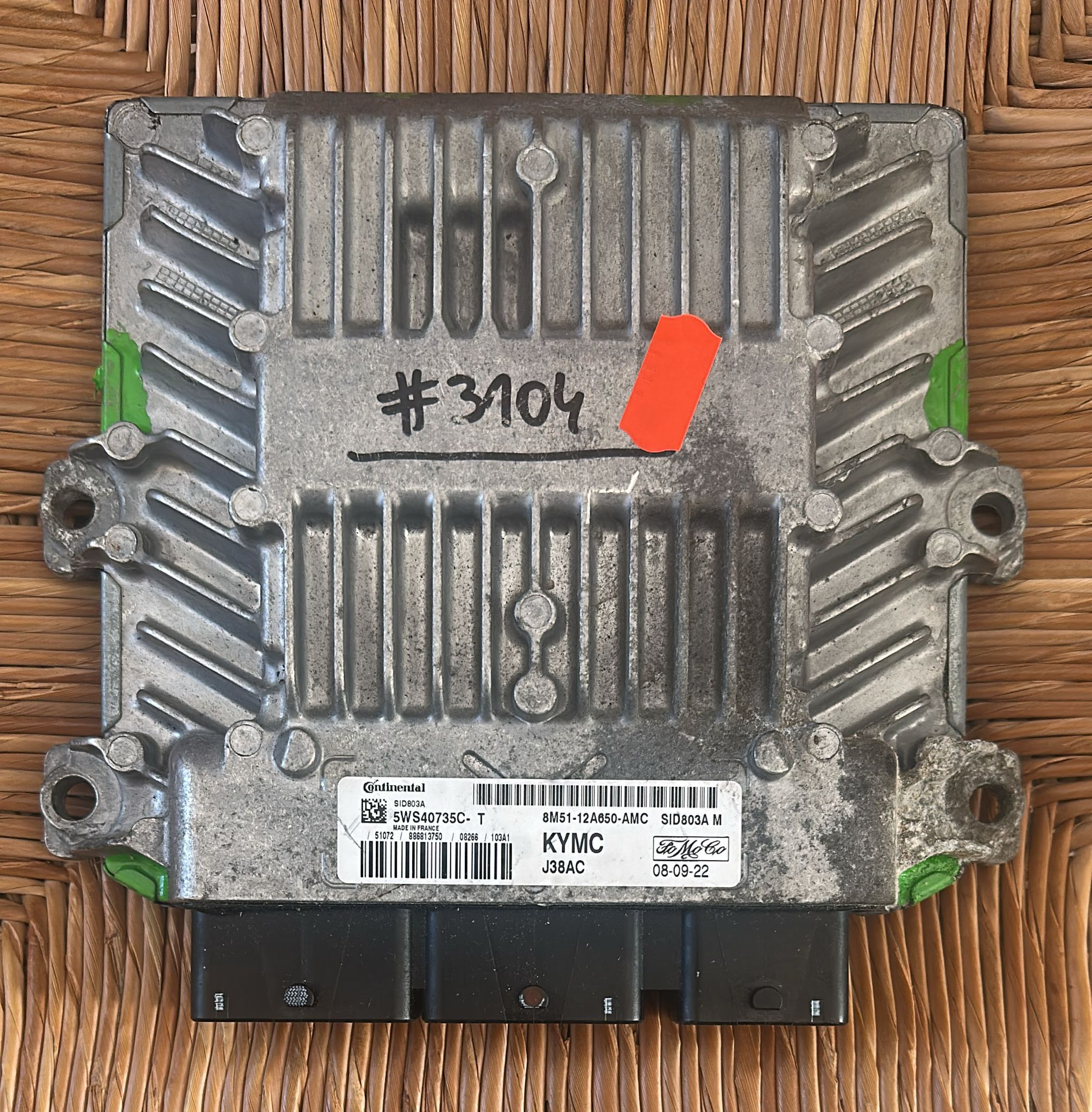 centralita Ford Focus 2.0 TDCi 5WS40735CT SID803A 5WS40735C-T 8M5112A650AMC 8M51-12A650-AMC KYMC