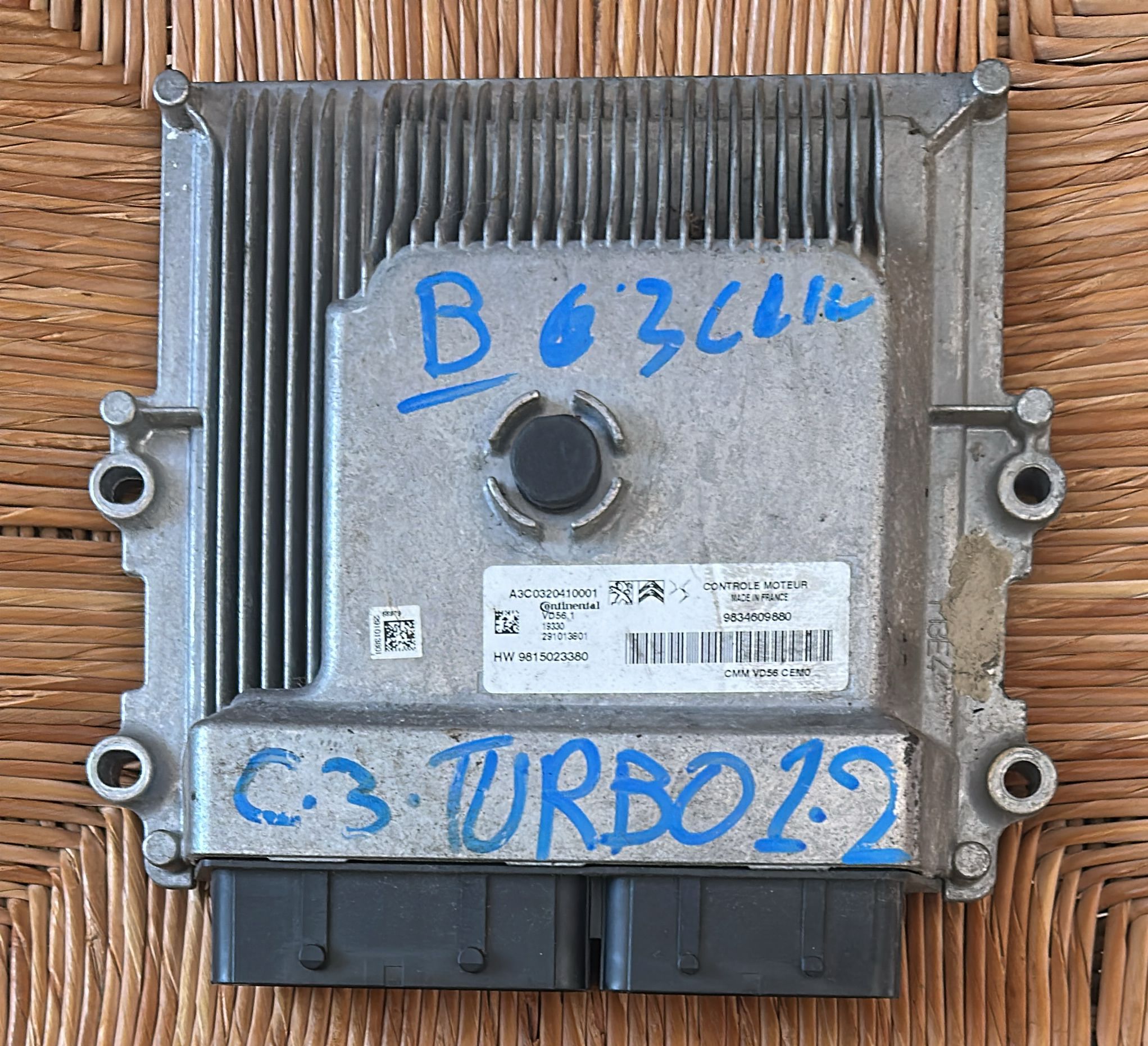 Peugeot 308 Centralina/modulo del motore A3C0320410001 VD56.1 9834609880 9815023380 Cilindrata cm3 1199 Potenza motore kW 96