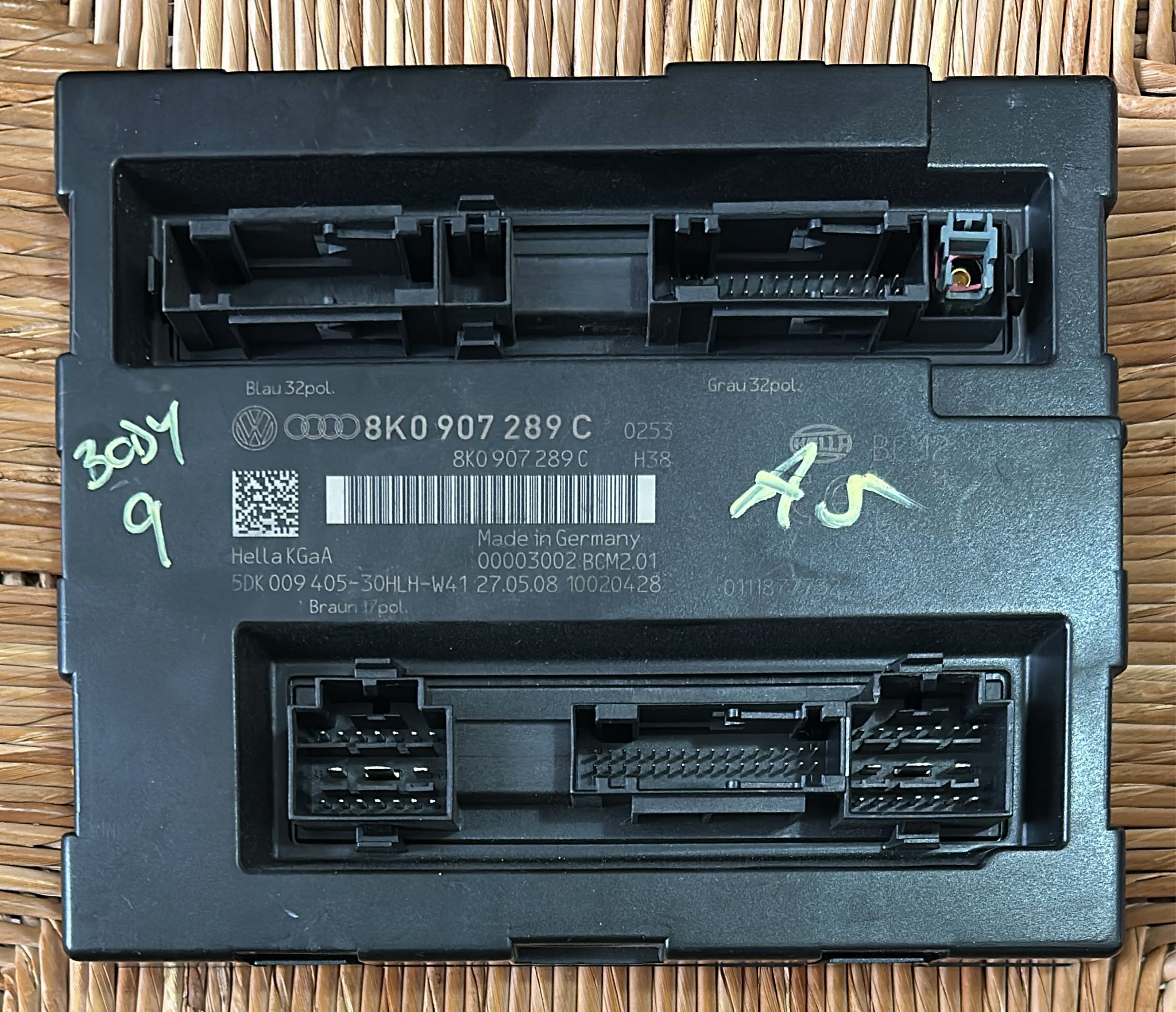 CENTRALINA COMFORT AUDI A5 3.0 V6 TDI 8K0907289C AUDI A5 Berlina Serie (8T3)