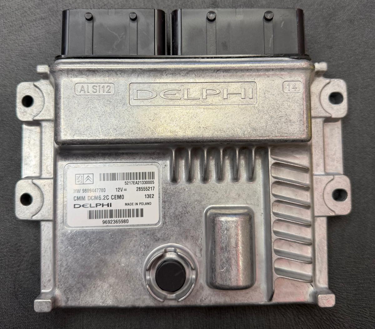ecu Fiat Citroen Peugeot 2.0HDI HW 9809447780 28555217 DCM6.2C  9692365980