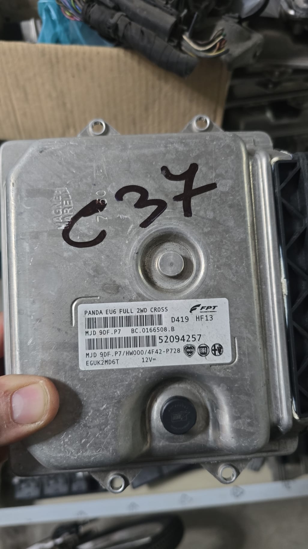 CENTRALINA INIEZIONE COD. 52094257 FIAT PANDA CROSS 4X2 0,9-1.0-1.2-1.3 MJD9DF.P7