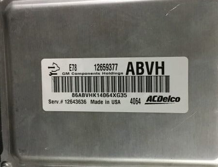Ecu opel mokka 1.6 I 12659377 ABVH E78 GM ACDelco 12643636