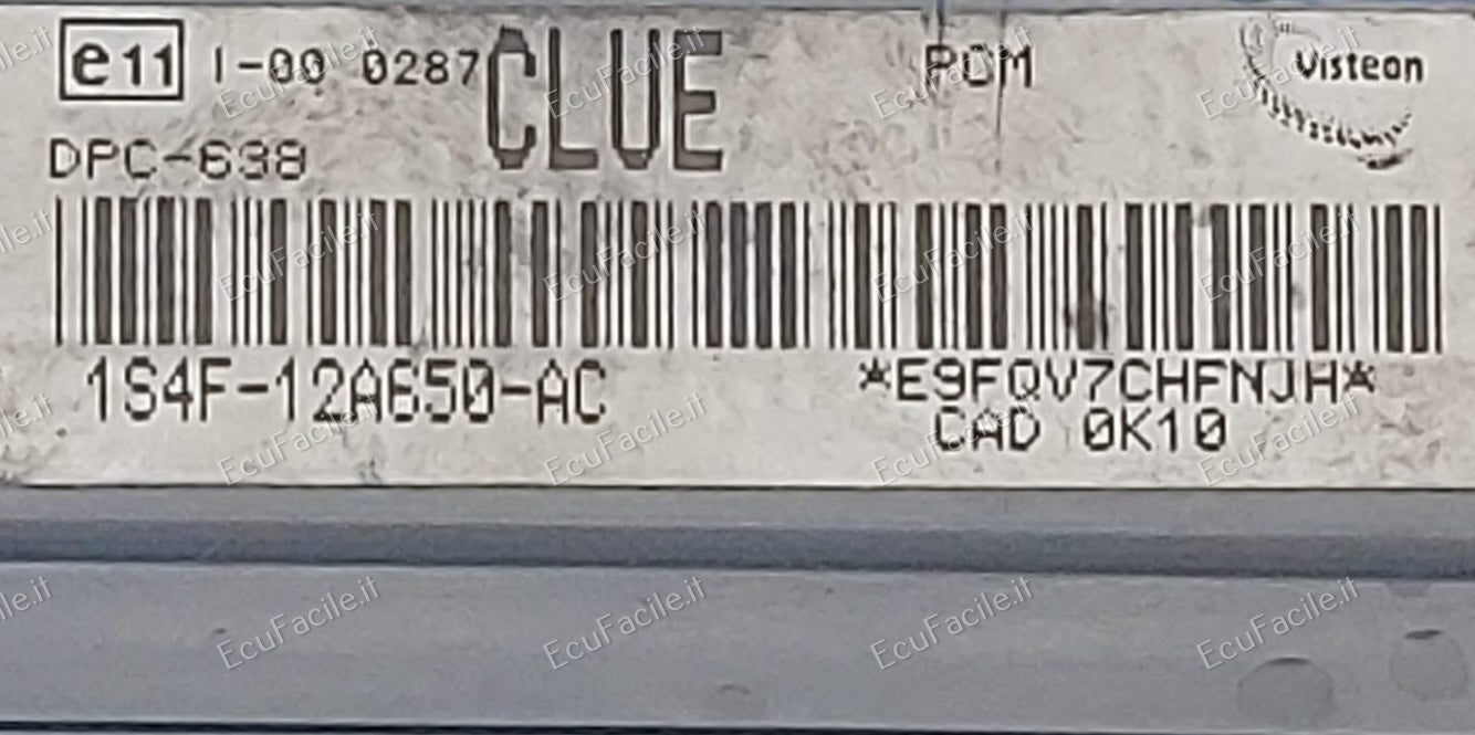 Centralina Motore ECU Ford Focus 1.8 TDDi (1998-2002) – Visteon 1S4F-12A650-AC / DPC-638