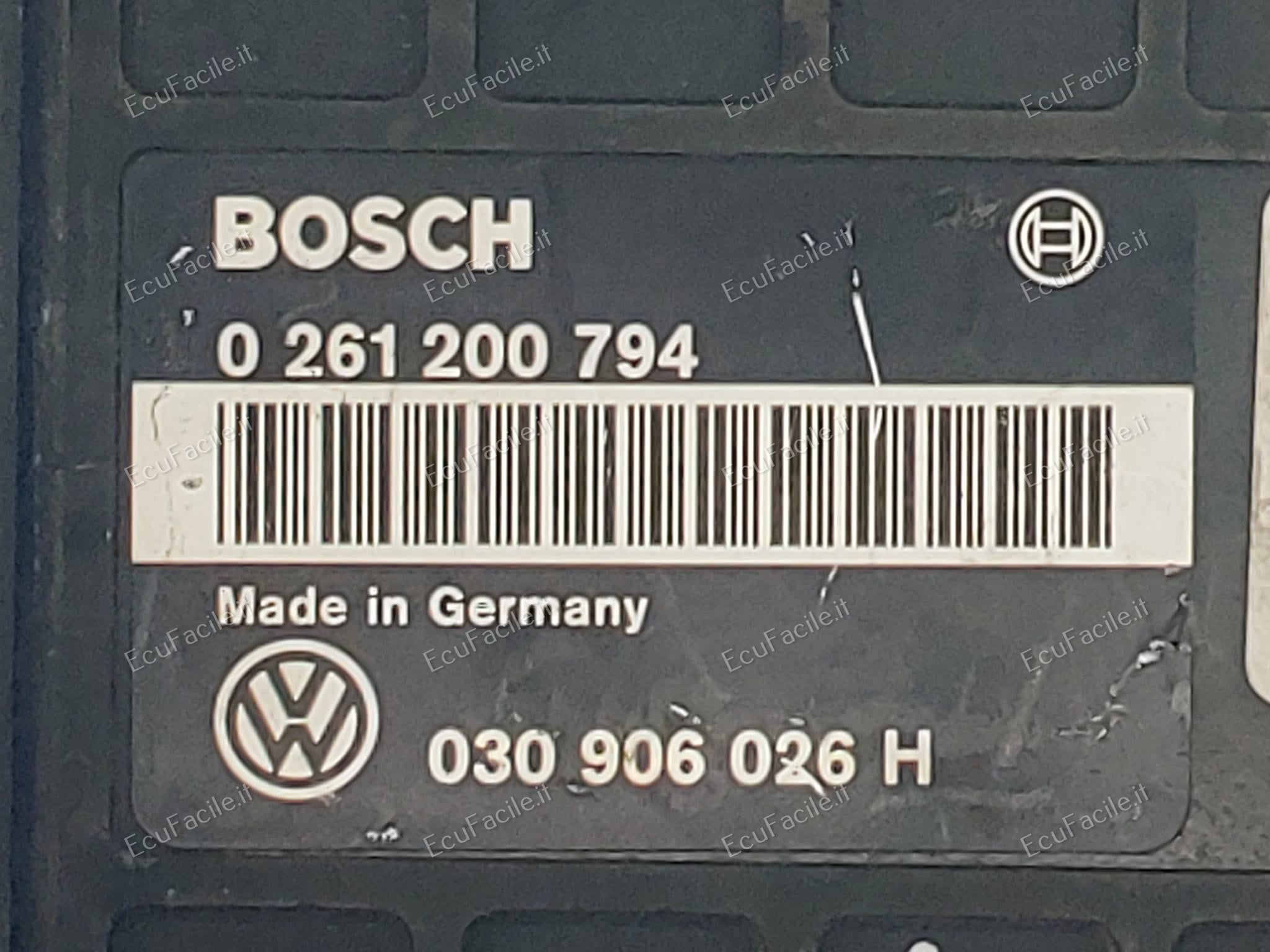 Centralina Motore ECU VW Volkswagen Polo / Audi 1.0 Bosch 0261200794 – 030906026H (1992–1994)