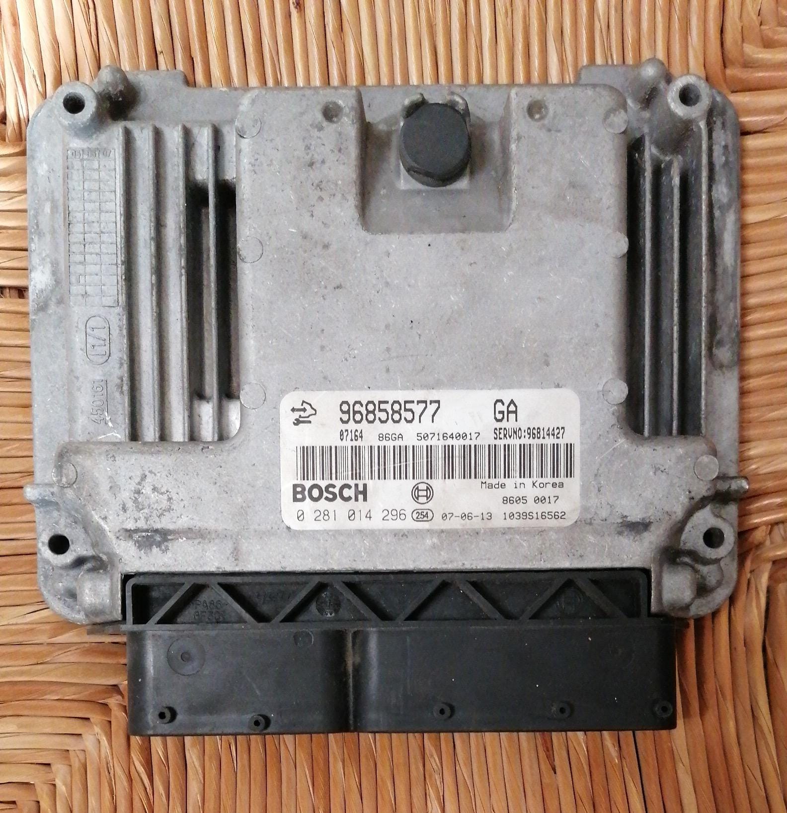 ECU CHEVROLET CAPTIVA ANTARA 2.0 0281014296 96858577 GA 96814427