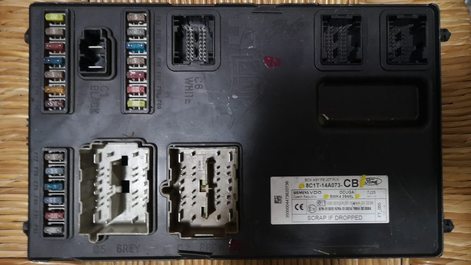 BPDY FORD TRANSIT 2.2 2.4 8C1T14A073CB SIEMENS 5WK48948L 7H05