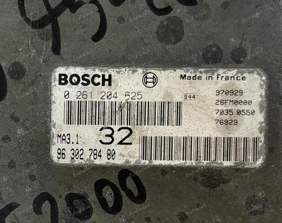 ECU PEUGEOT 106 206 CITROEN SAXO 1.0 8V 0261204625 9630278480