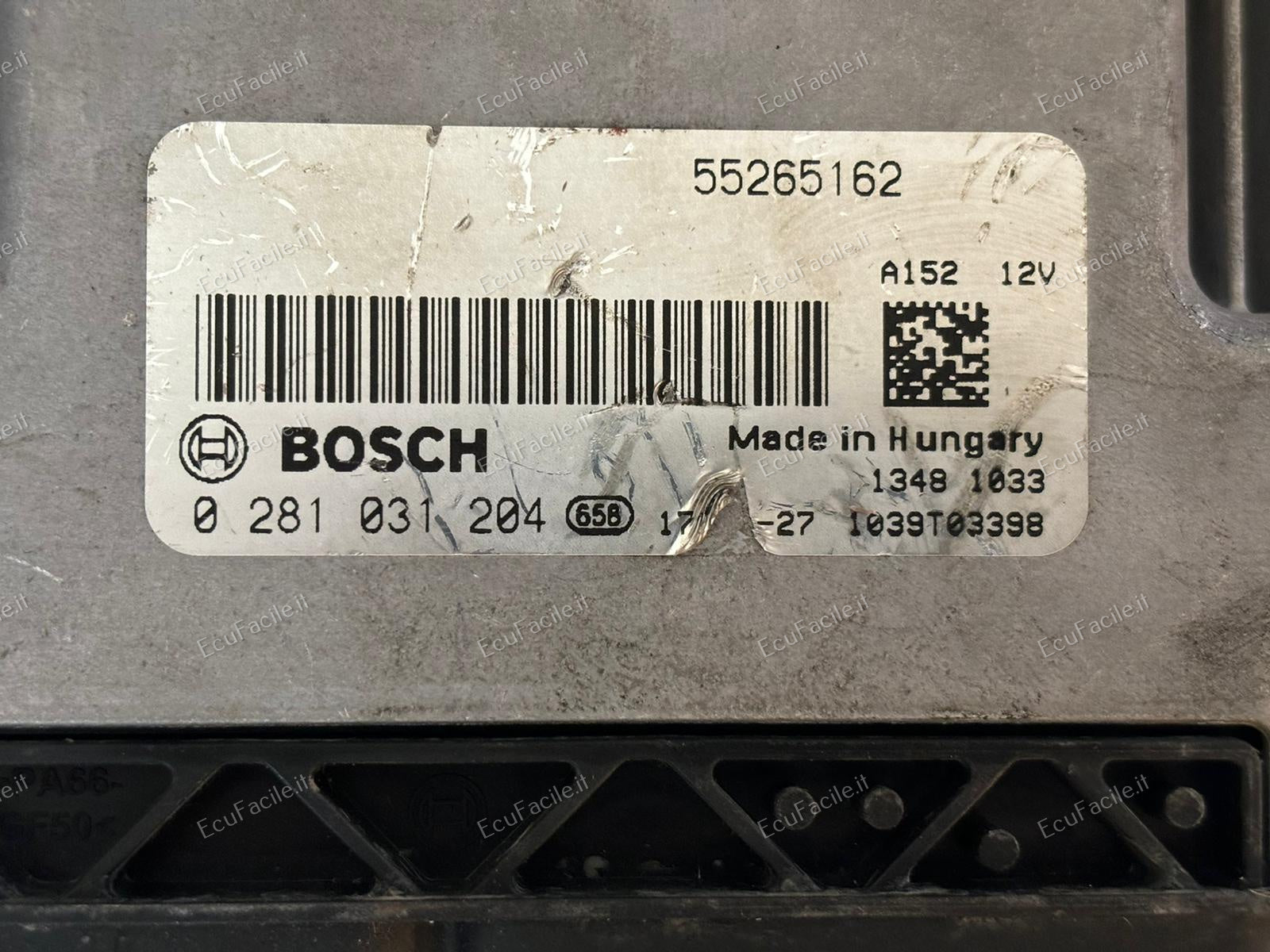 ECU JEEP RENEGADE FIAT DOBLO 500X 0281031204 55265162 EDC 17C69-3.62