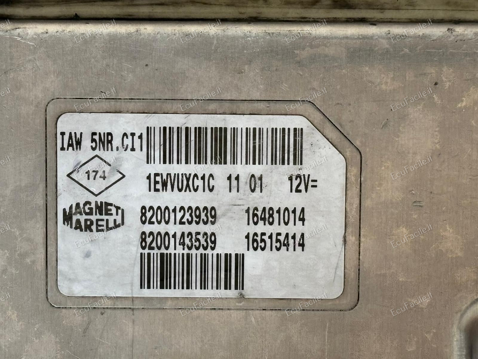 ECU RENAULT Clio 1998>2001 8200123939 8200143539 iaw5nr.ci1