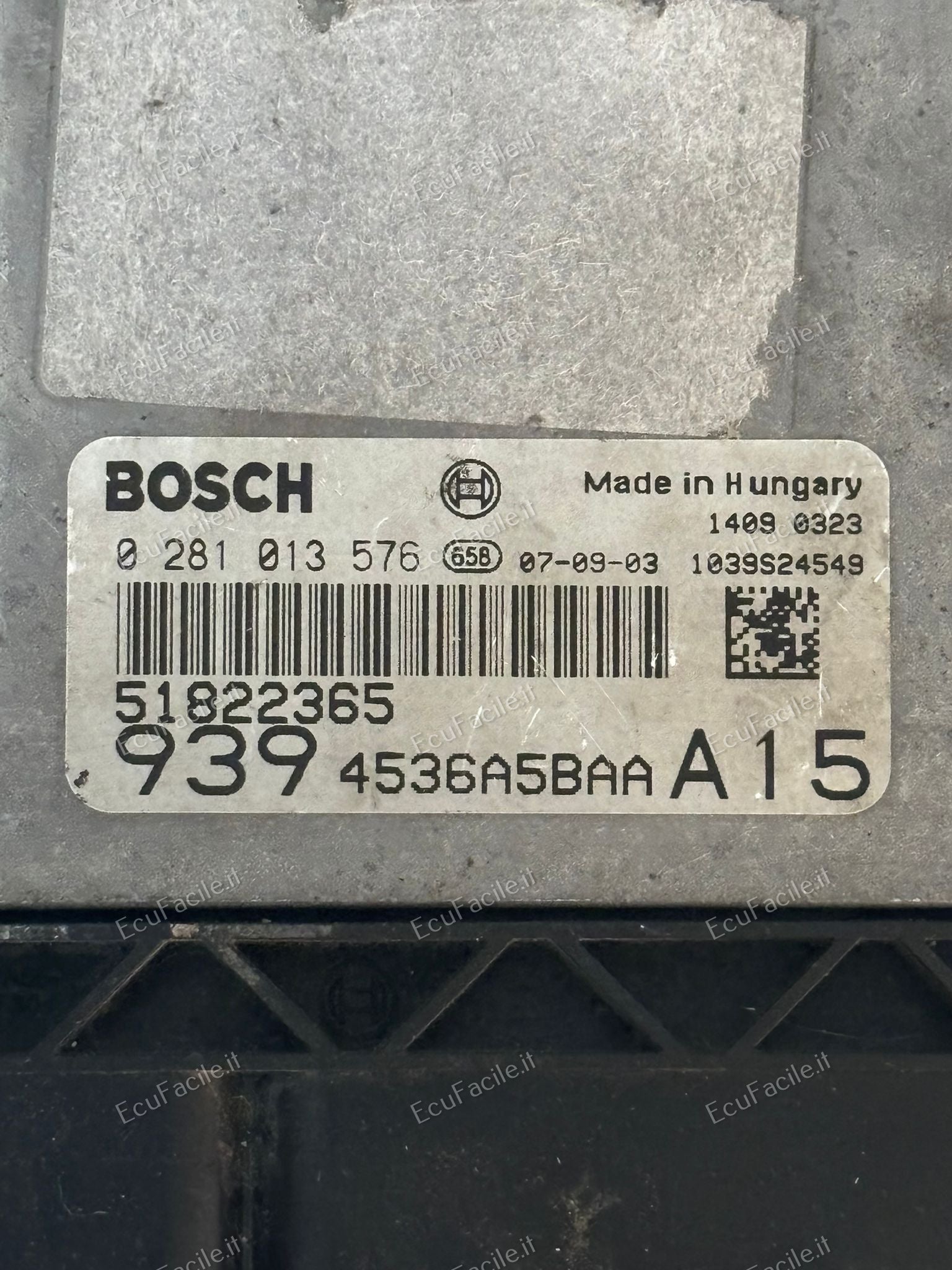 Ecu alfa romeo 159 1.9 jtd bosch 0281013576 51822365 EDC 16C39-5.65