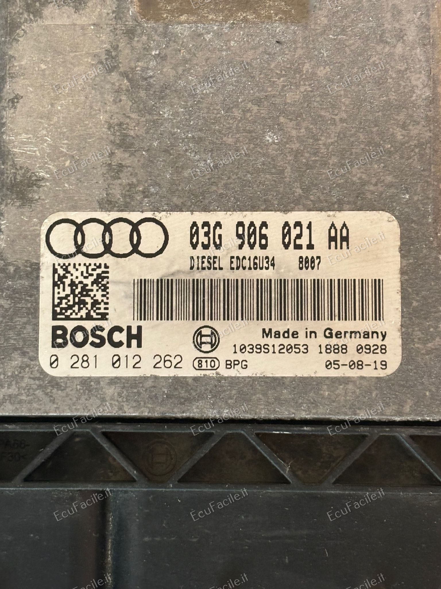 ECU AUDI A3 2.0TDI 03G906021AA 0281012262