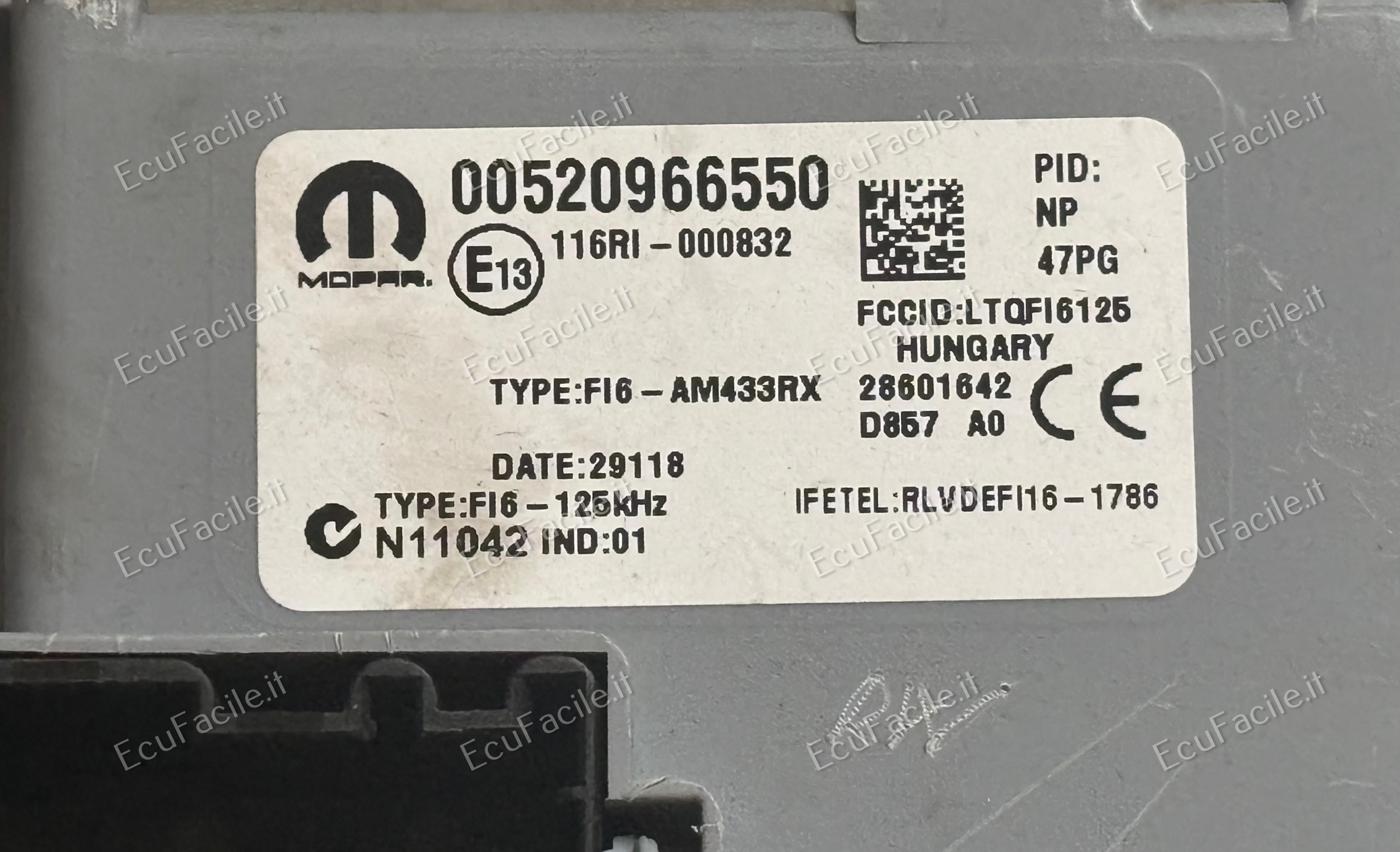 KIT COMPLETO NUOVA PANDA 1.2 BZ SS 9GF.DL 52137384 52206906 503006041309