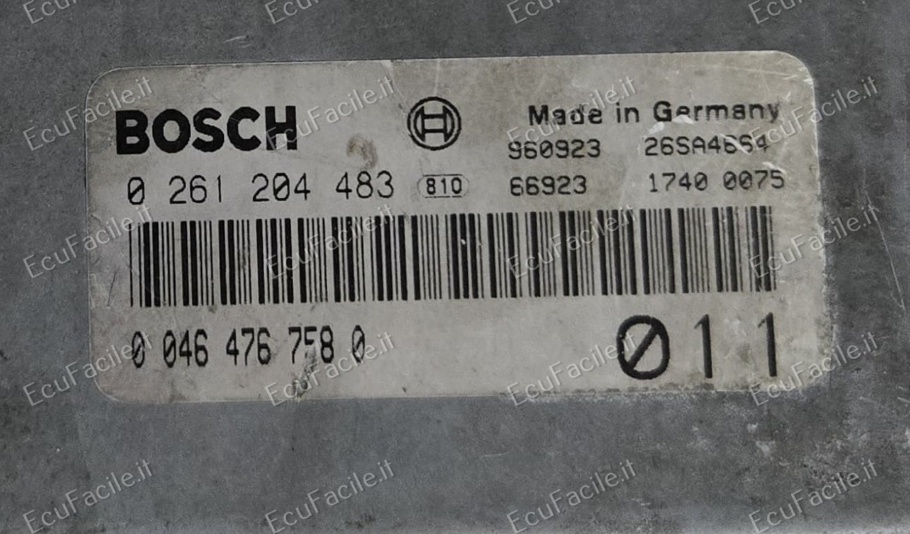 ECU Fiat Coupe  0261204483 011