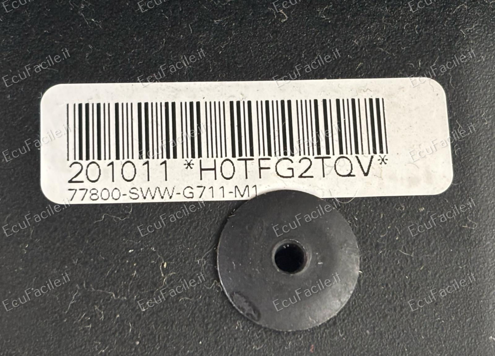 Airbag Guidatore Sinistro SX HONDA FR-V 1.7 06770SJDE80ZA 2004 2007 TAKATA TK-DAB-0066