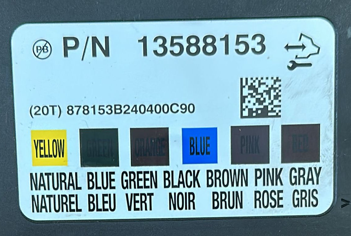 13588153 CENTRALINA BODY COMPUTER OPEL ASTRA SW 1.7 D 81KW 6M 5P (2014)