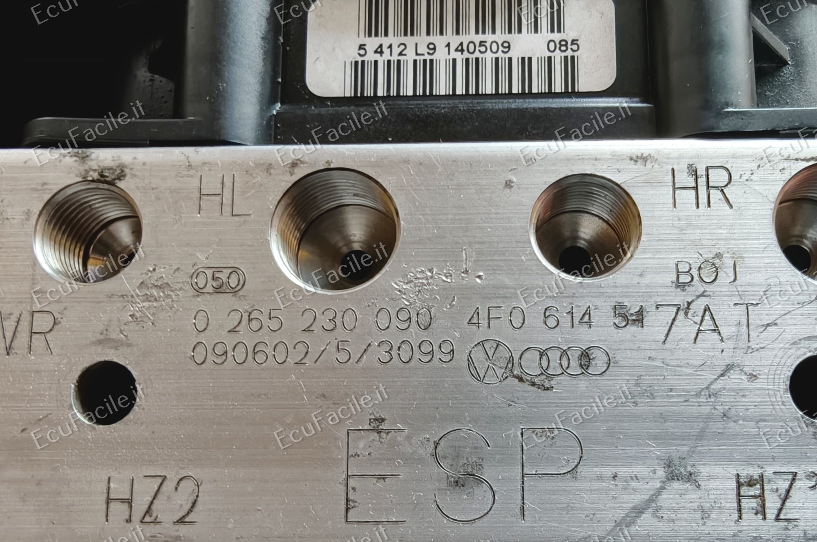 ABS AUDI A6 4F0910517AK 4F0614517AT 4F0614517BH PE4