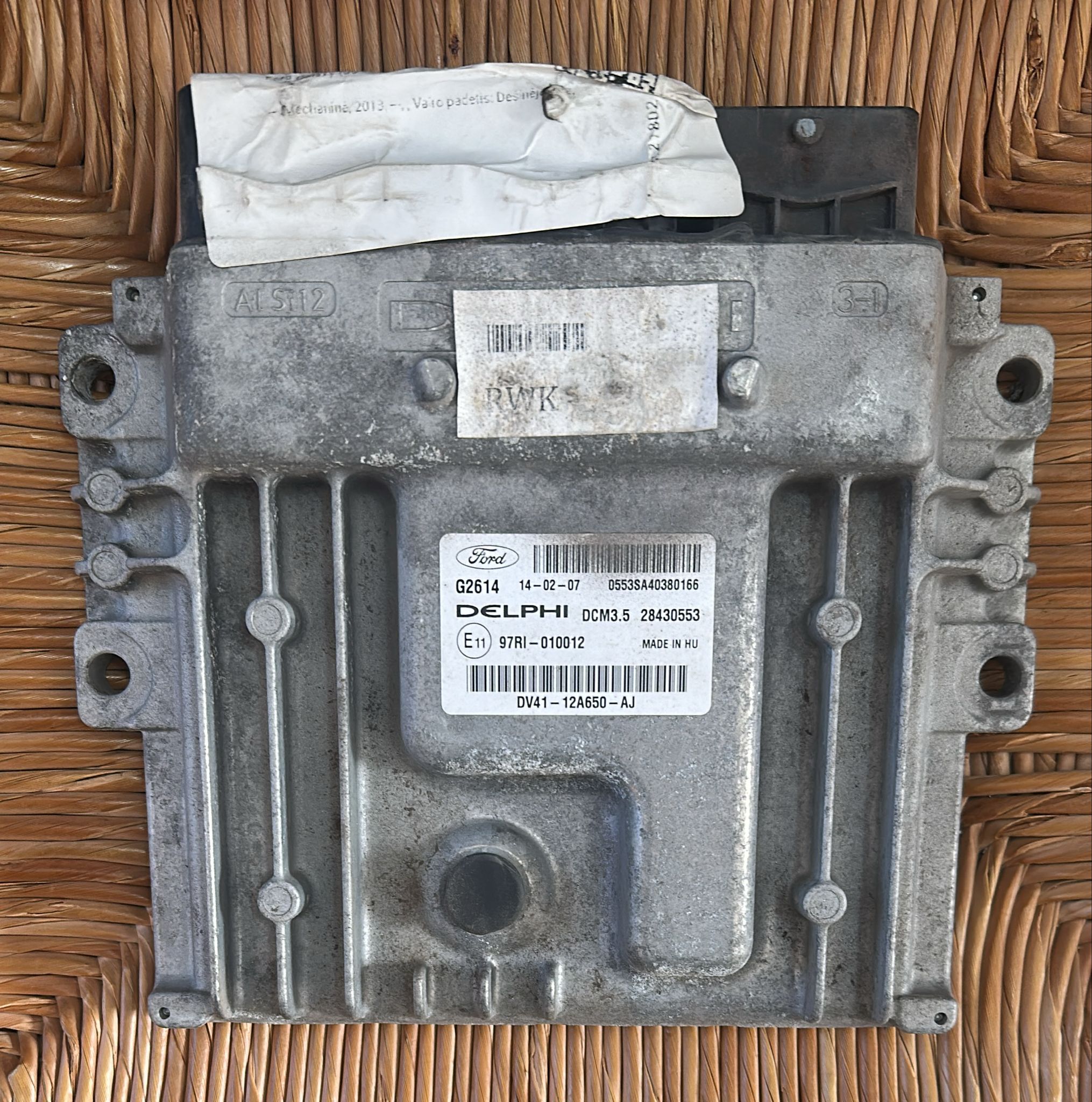 Ecu Ford KUGA 2.0 TDCi DV41-12A650-AJ 28430553 DCM3.5 Delphi