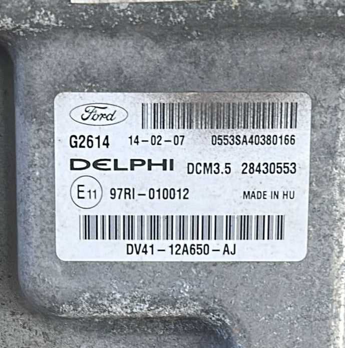 Ecu Ford KUGA 2.0 TDCi DV41-12A650-AJ 28430553 DCM3.5 Delphi