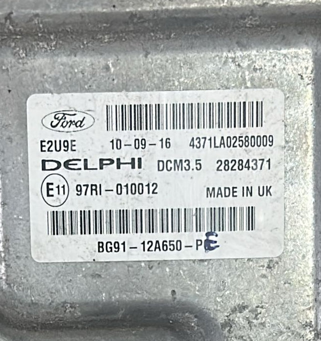 FORD S-MAX (WA6) 2.0 BG91-12A650-PE 28284371 97RI-010012 dcm3.5 e2u9e