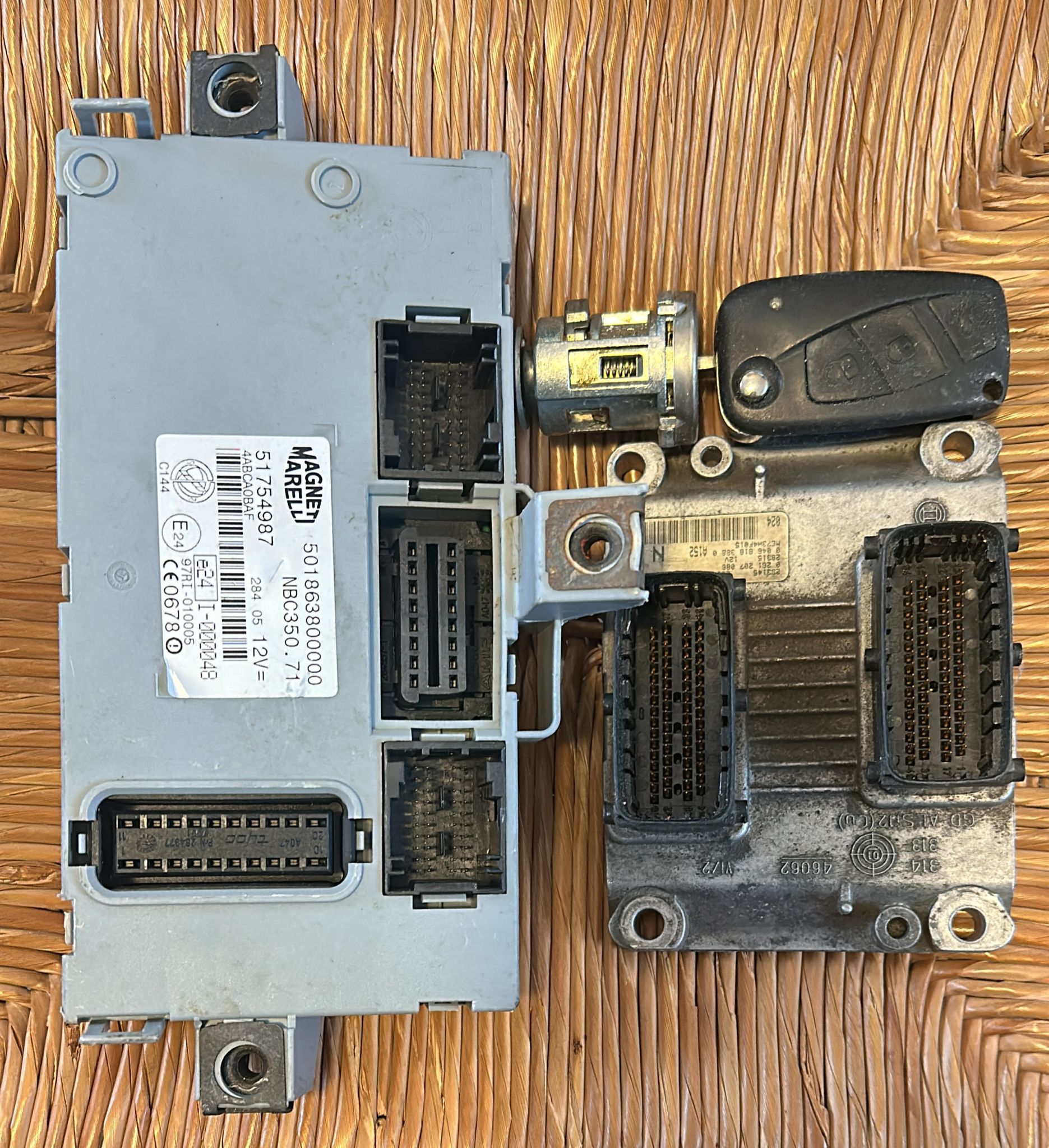 Kit 0261207086 centralina motore ECU Bosch per Fiat Stilo (192) 1.2B 16V (2001-2008) 51754987