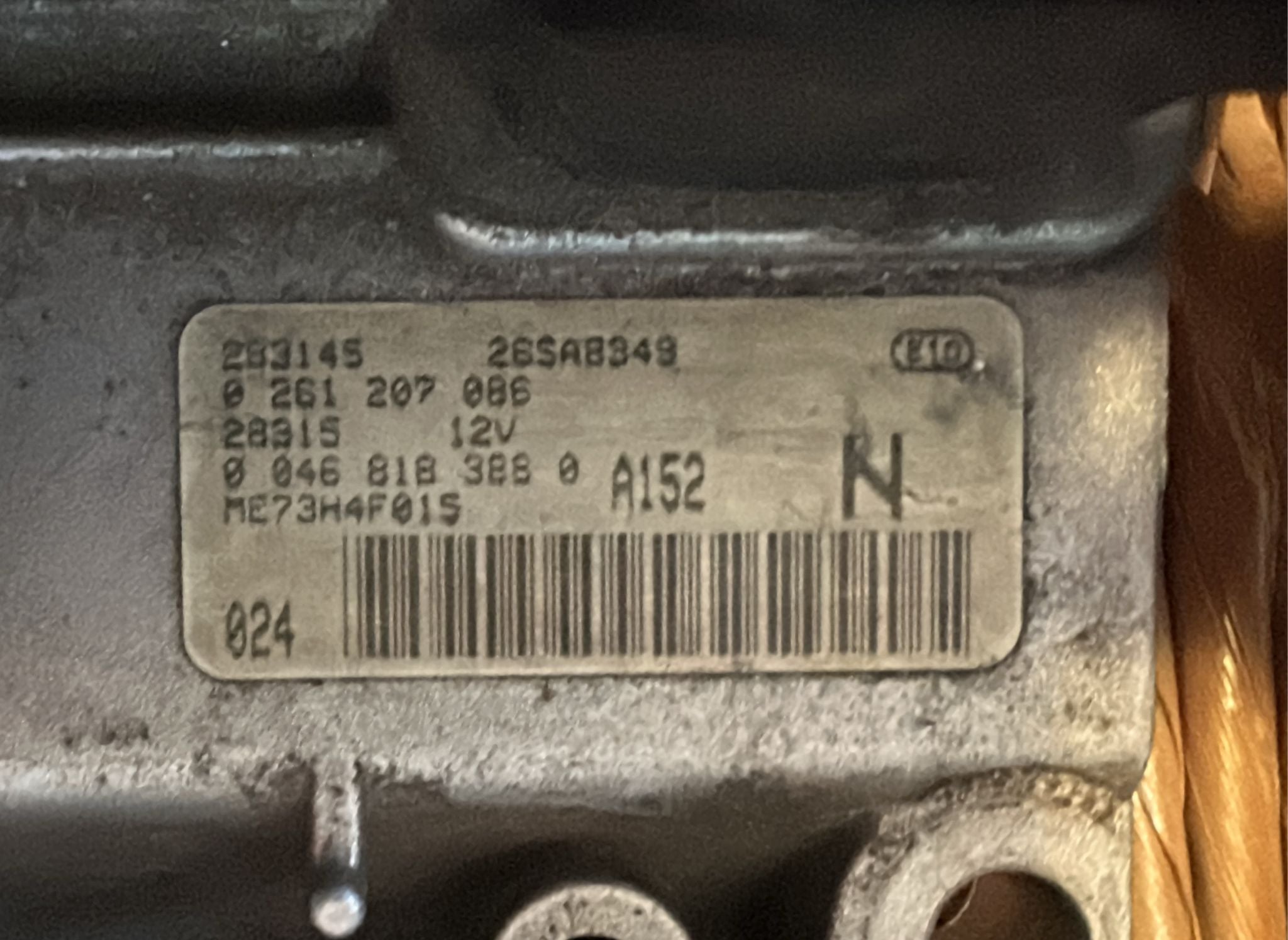 Kit 0261207086 centralina motore ECU Bosch per Fiat Stilo (192) 1.2B 16V (2001-2008) 51754987