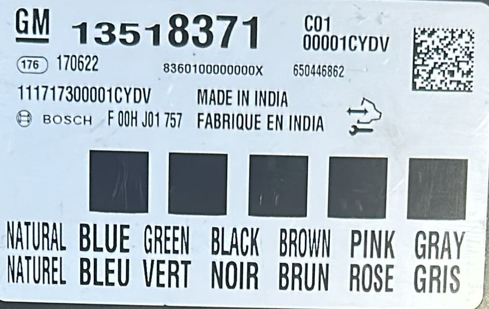 13518371 BODY COMPUTER REM OPEL ASTRA (K) SPORT TOURER 1.6 CDTI 16V MAN 6M 110CV 2018 5P SW