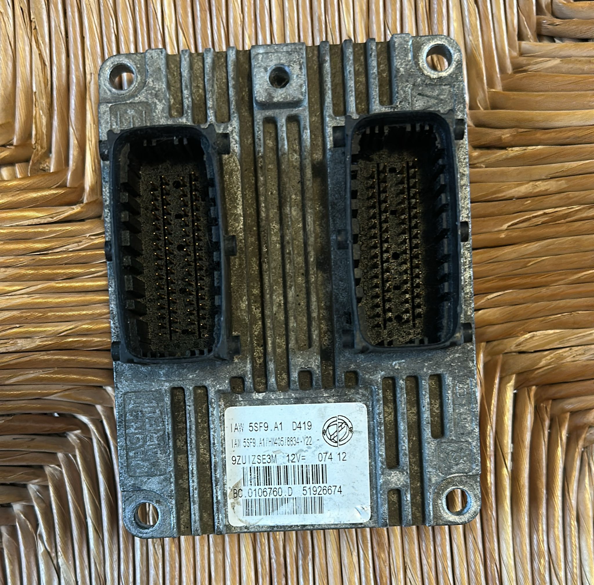 Centralina 51926674 IAW5SF9.A1 Fiat Magneti Marelli HW405 d419