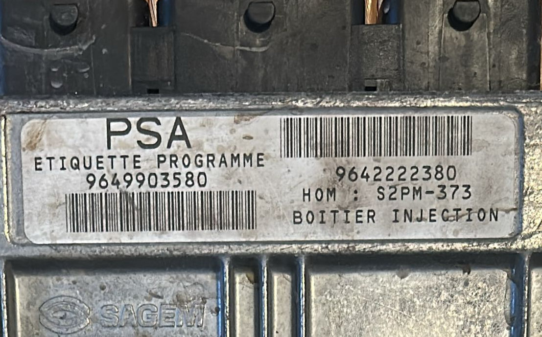 ECU CENTRALINA PEUGEOT CITROEN S2PM-373 21584158-3 9649903580 9642222380 PSA