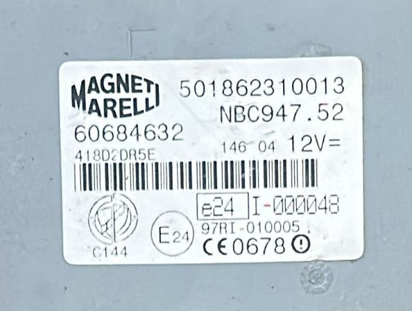 BODY COMPUTER FIAT PUNTO MAGNETI MARELLI 60684632 NBC947.52 NBC94752 501862310013